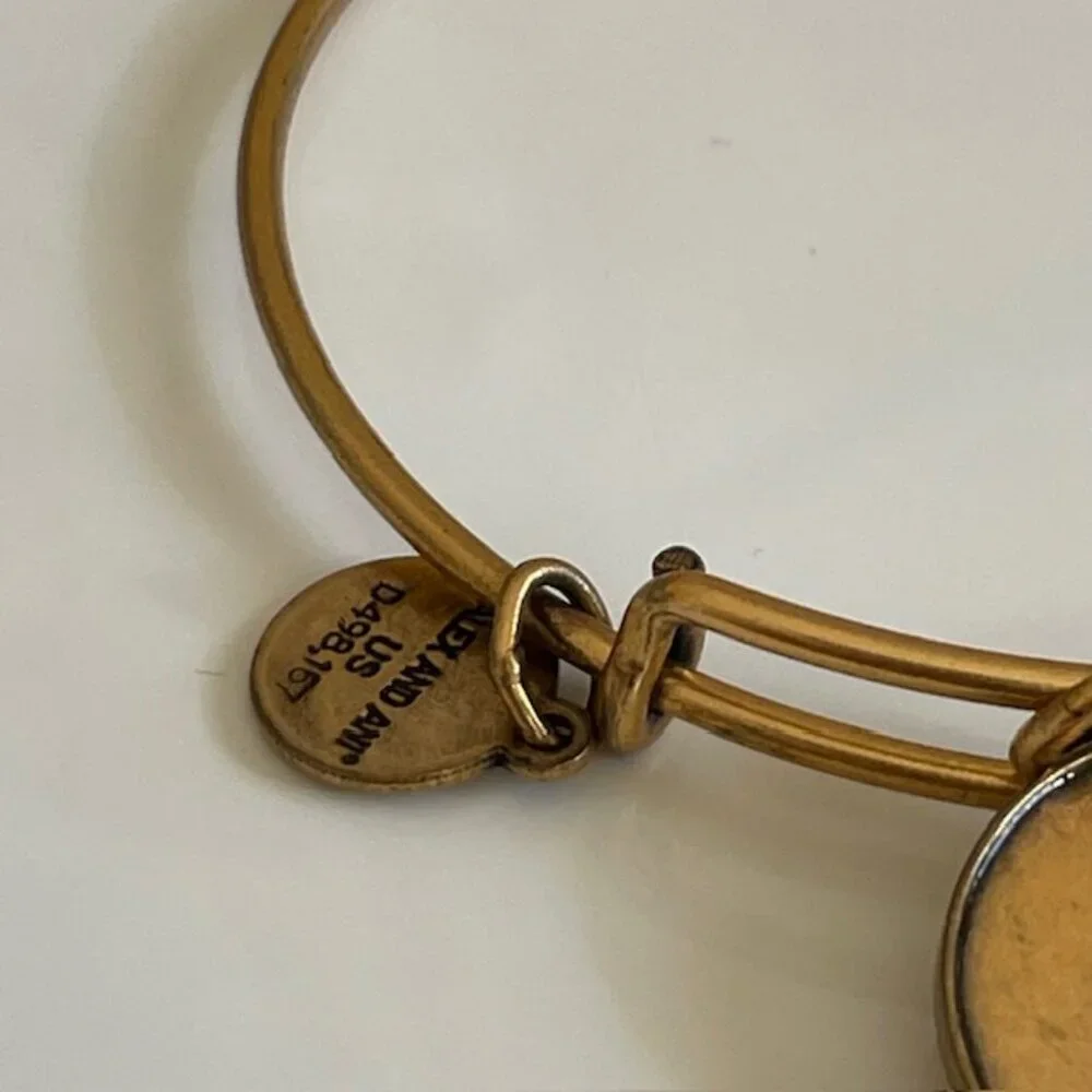Disney World X Alex & Ani Bundle of 2 Goldtone Bracelets